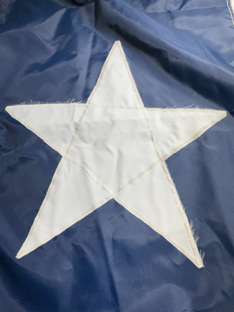 Vintage Texas State Flag 4x6 Nylon Embroidered