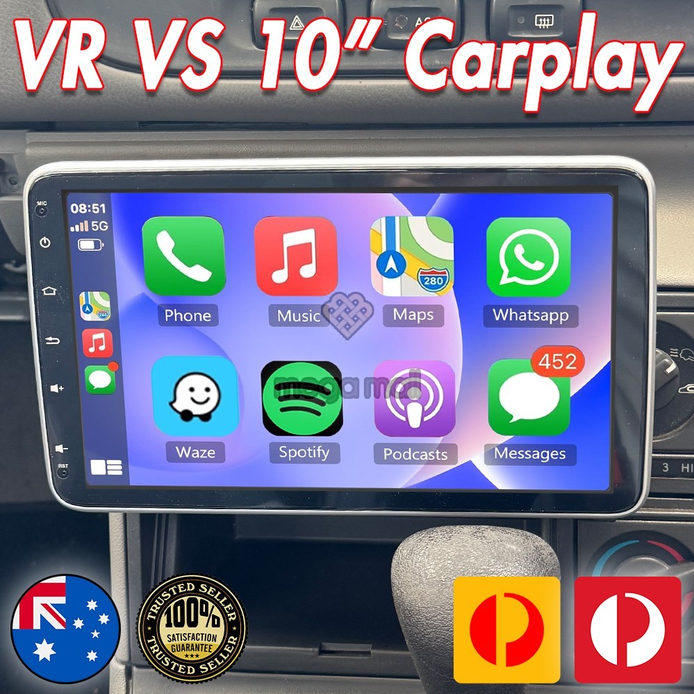 10" SPOTIFY HEAD UNIT FOR HOLDEN COMMODORE VR VS APPLE CARPLAY ANDROID AUTO GPS