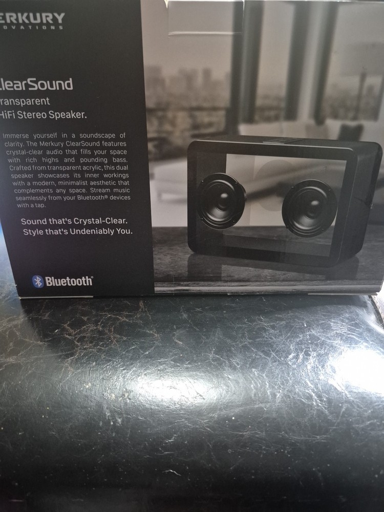Merkury Clear Sound Transparent Speakers