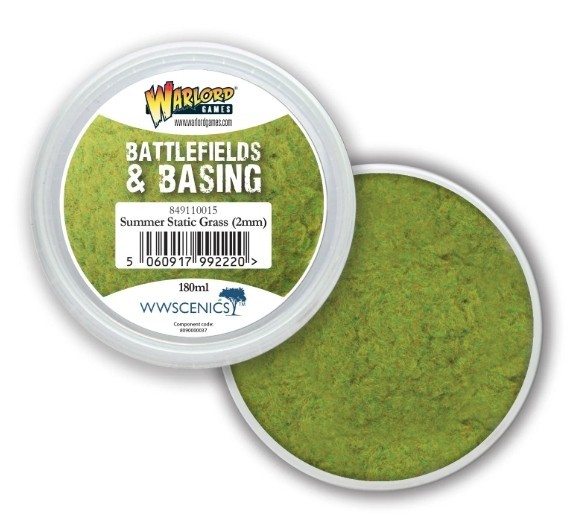 Battlefields & Basing: Summer Static Grass (2mm) 180ml