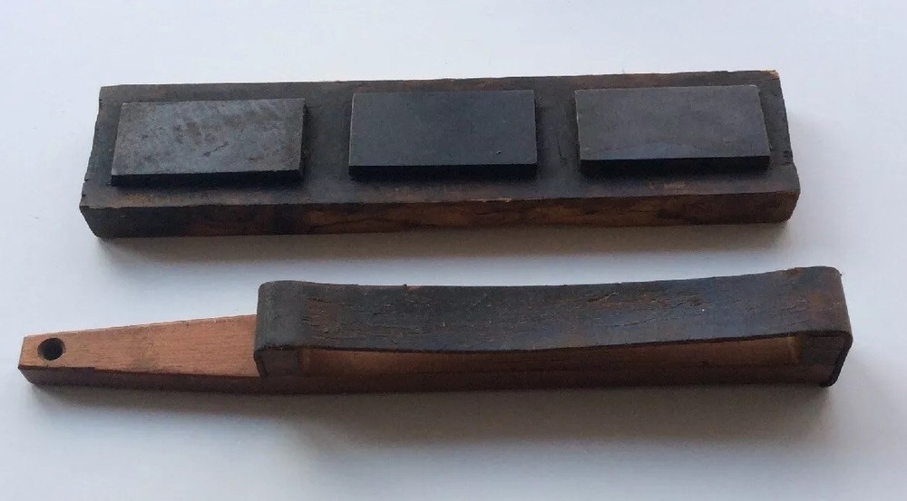 vintage razor blade sharpener Stone Belt