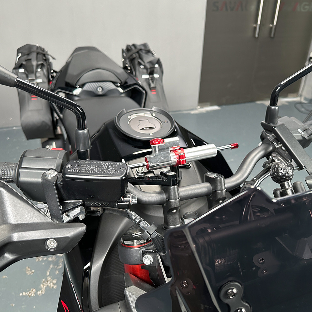 Linear Steering Damper Stabilizer Mount Bracket Hardware For HONDA CB750 Hornet