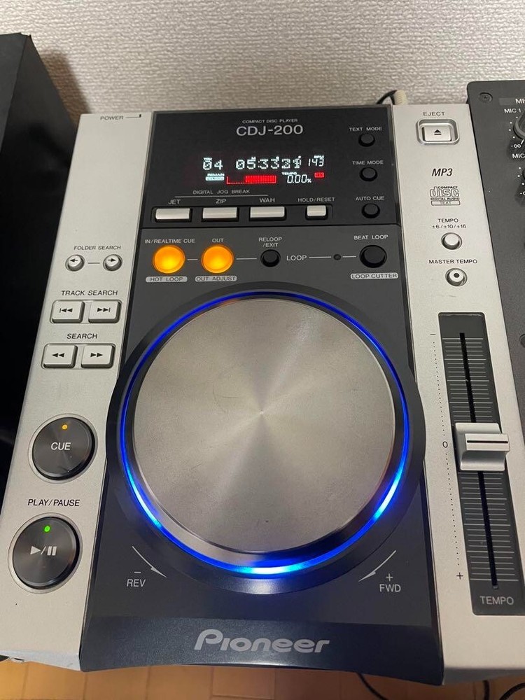 Pioneer CDJ-200 DJ Turntable Player Controller Mix Loop CD MP3 Player