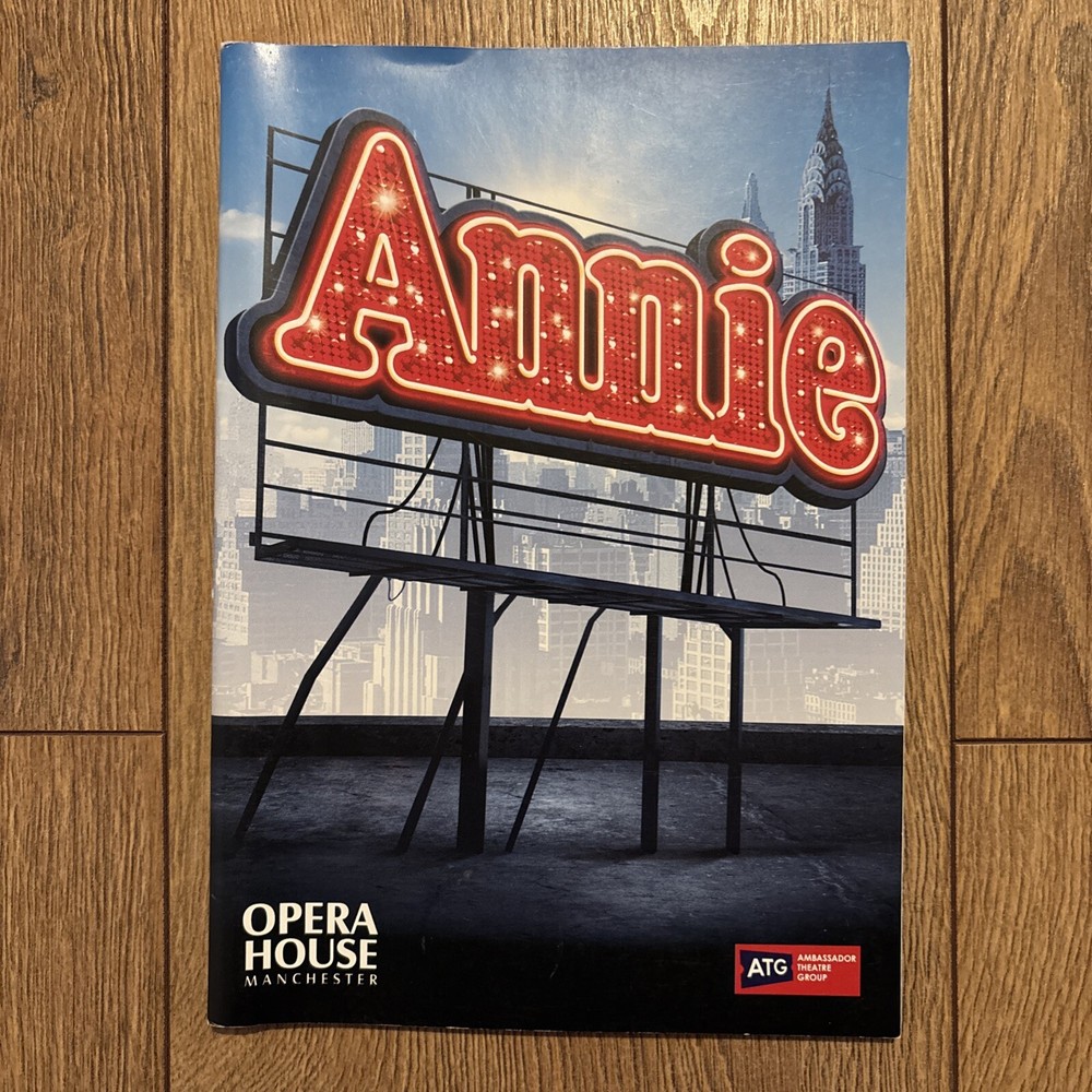 Annie The Musical Opera House Theatre Programme C. 2015