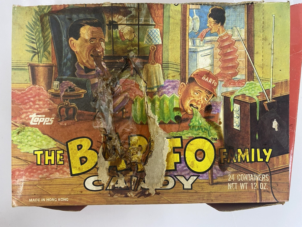 1989 Topps BARFO CANDY in ORIGINAL BOX