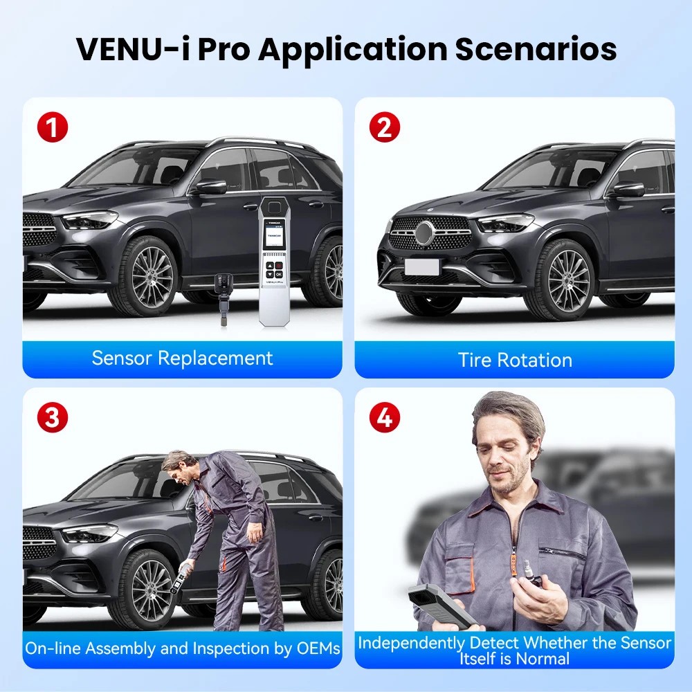 THINKTPMS VENU iPro Car Sensor Relearn Tool TPMS Activate/Programming Tire Reset
