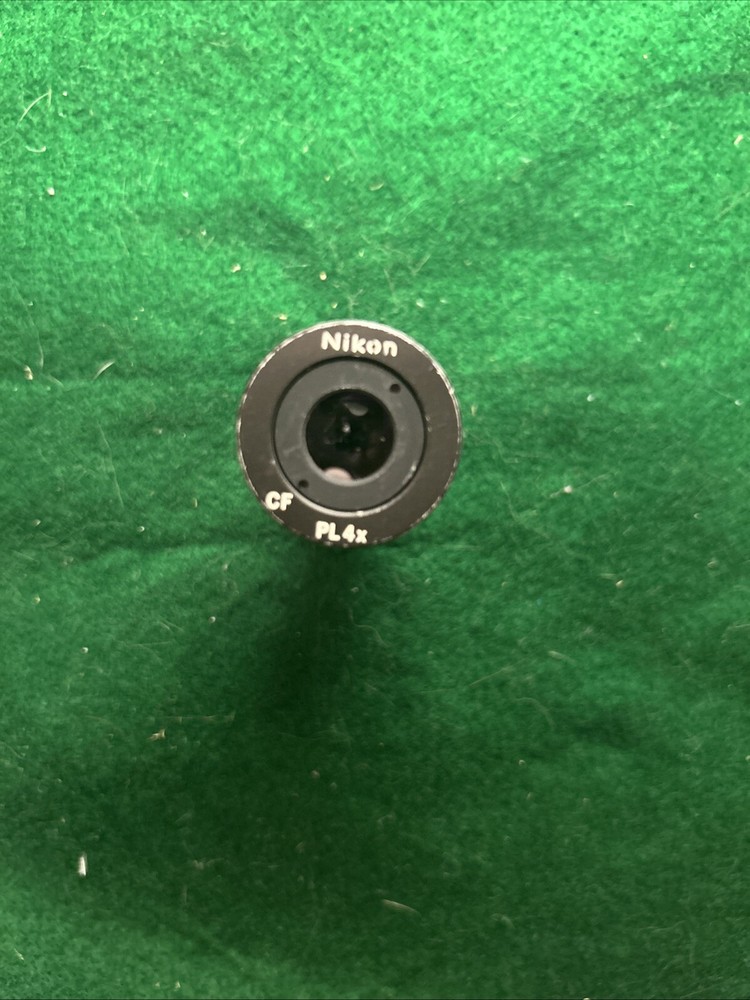 Nikon CF PL 4X Microscope Lens Eyepiece