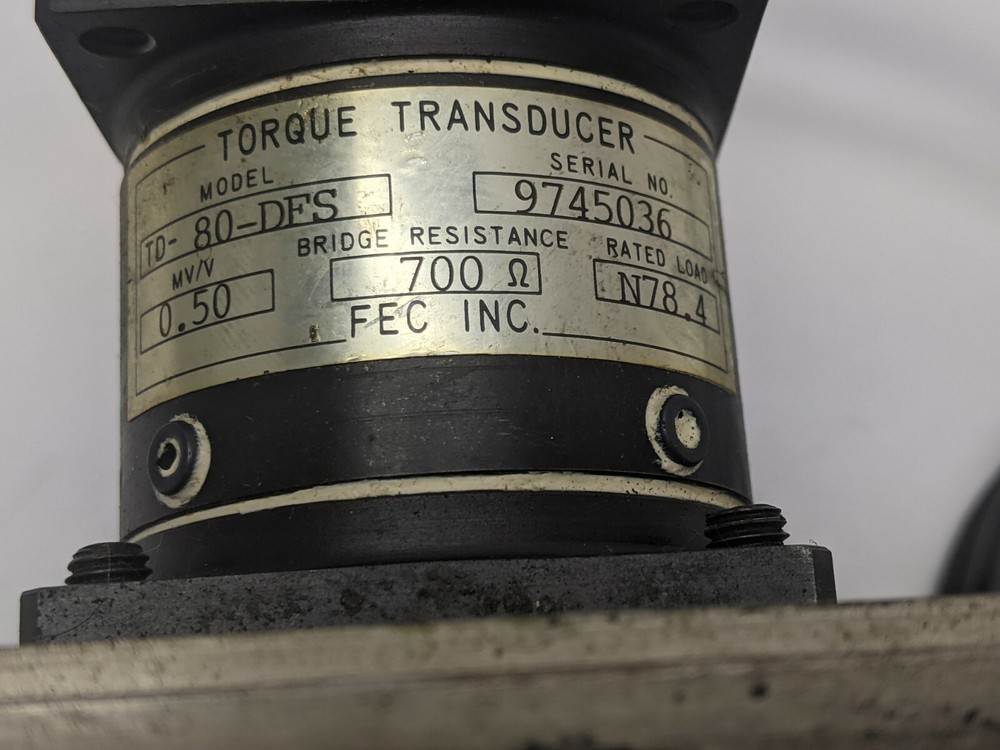 FEC TD-80-DFS Torque Transducer