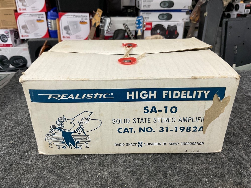 Realistic SA-10 Solid State Stereo Amplifier 31-1982B 120V AC