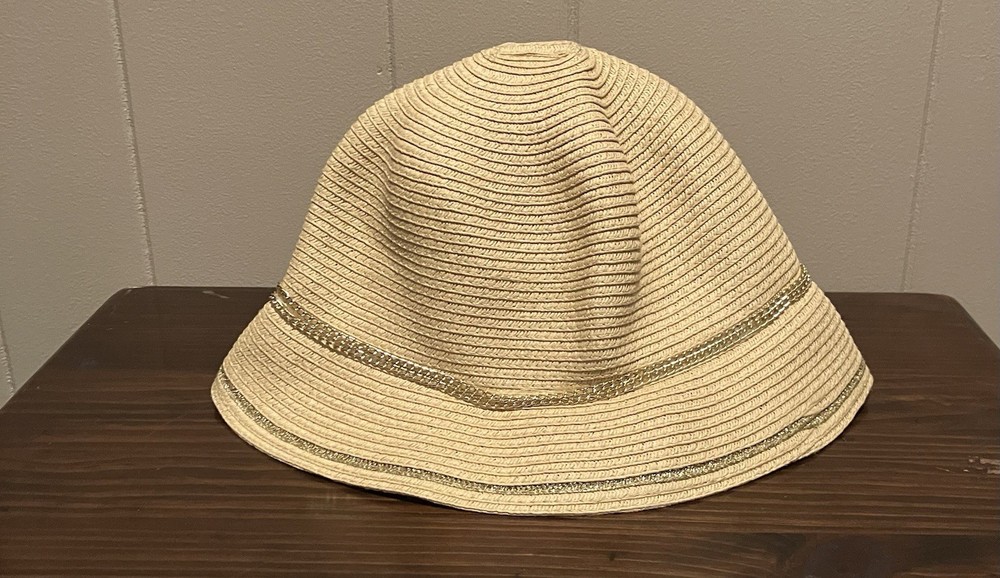 Calvin Klein Beige Woven Hat