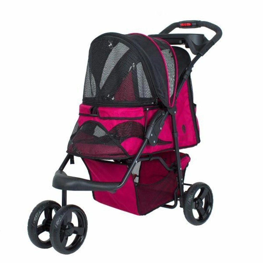 Durable Pet Stroller-  Pink Petique Stroller for Dogs & Cats