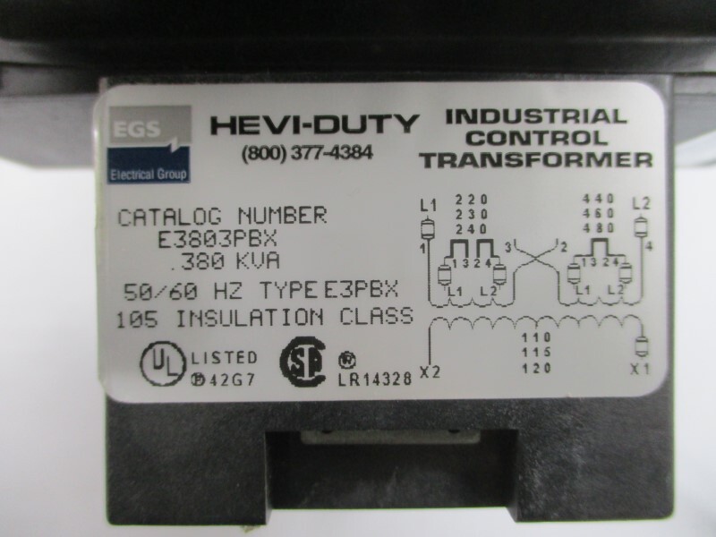 HEVI-DUTY E3803PBX 480V UNMP