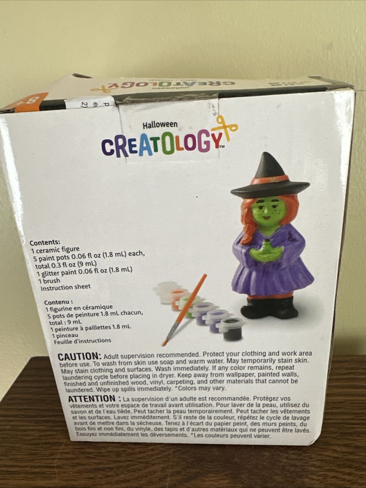CREATOLOGY 3D CERAMIC WITCH KIT NEW