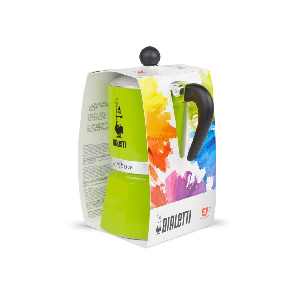Bialetti 4972 Rainbow Espresso Maker, Green