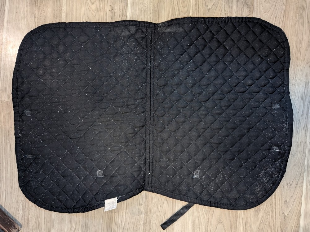 Dover Quilted All-Purpose Saddle Pad A/P BLACK