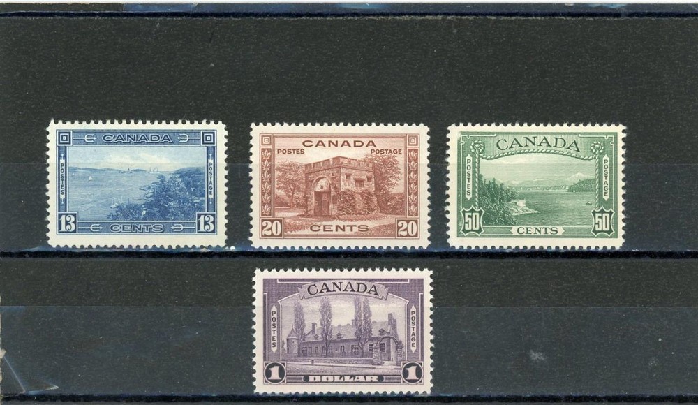 Canada 1938 Scott# 242-5 Mint LH