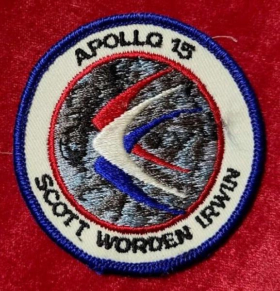 Apollo 15 Patch NASA Vintage 1970s