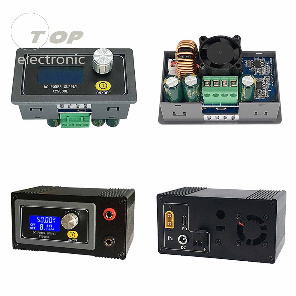 DC 50V 8A 400W Constant Voltage Buck Module Adjustable Regulated Power Supply