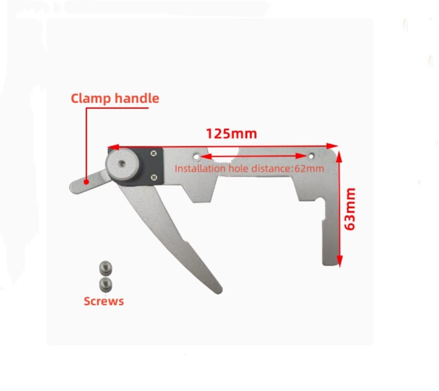 1pc Microscope Specimen Holder Double Mechanical Stage Mobile Stage Parts
