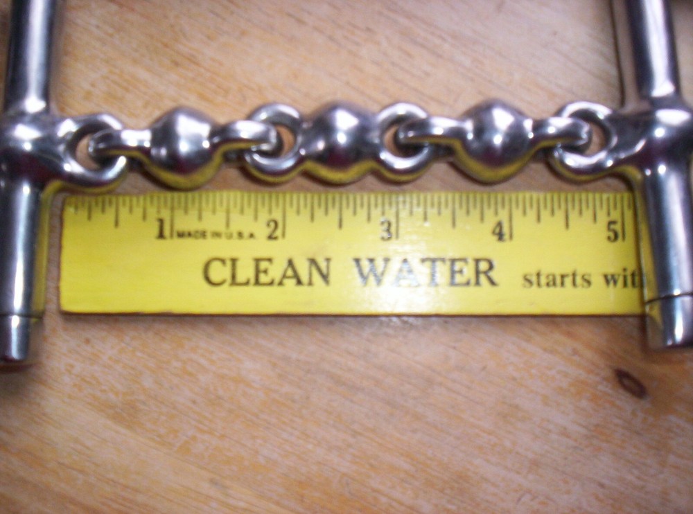 Used Stainless Waterford Dee Bit 5" Mouth