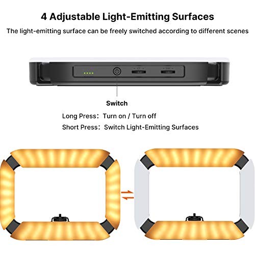 Smartphone Video Rig with Light, Cell Phone Handheld Stabilizer U200 Light