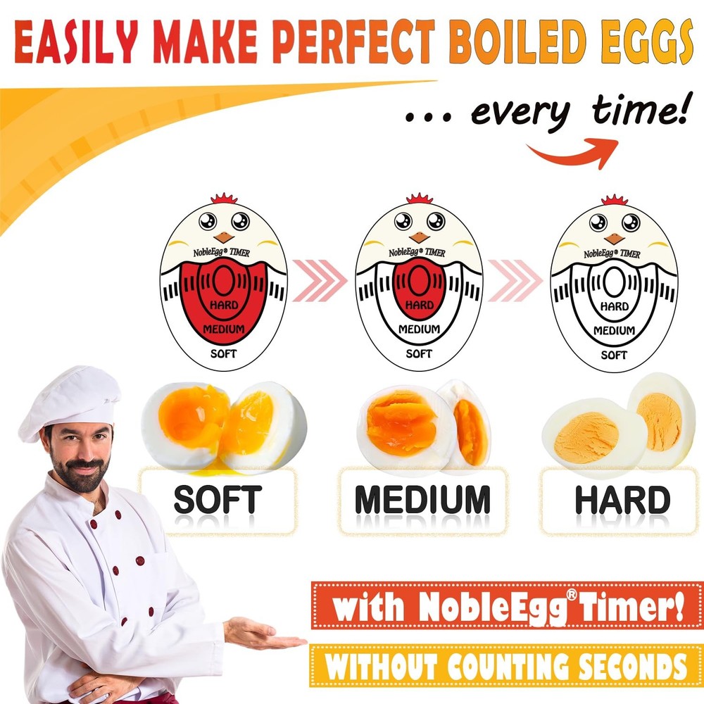 Egg Timer Soft Medium Hard Boiled Kitchen Digital Egg Cooker Boiling Boil