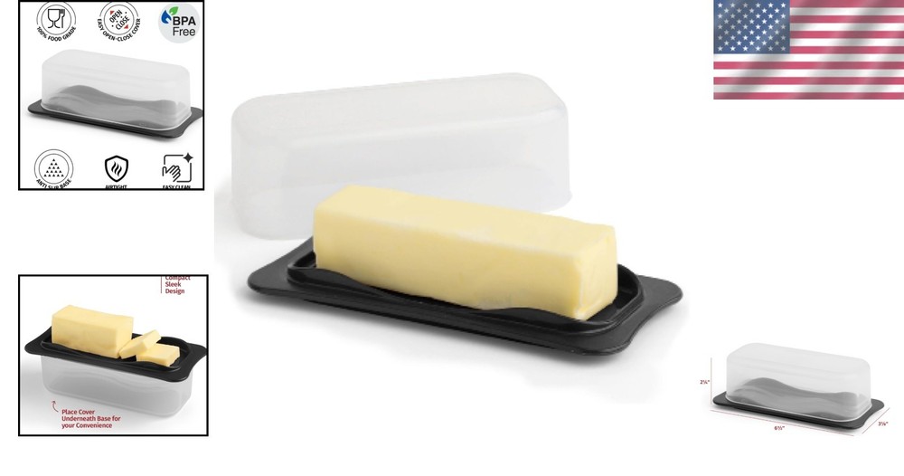 Unbreakable Butter Storage Container – Stylish & Functional Butter Dish with Lid