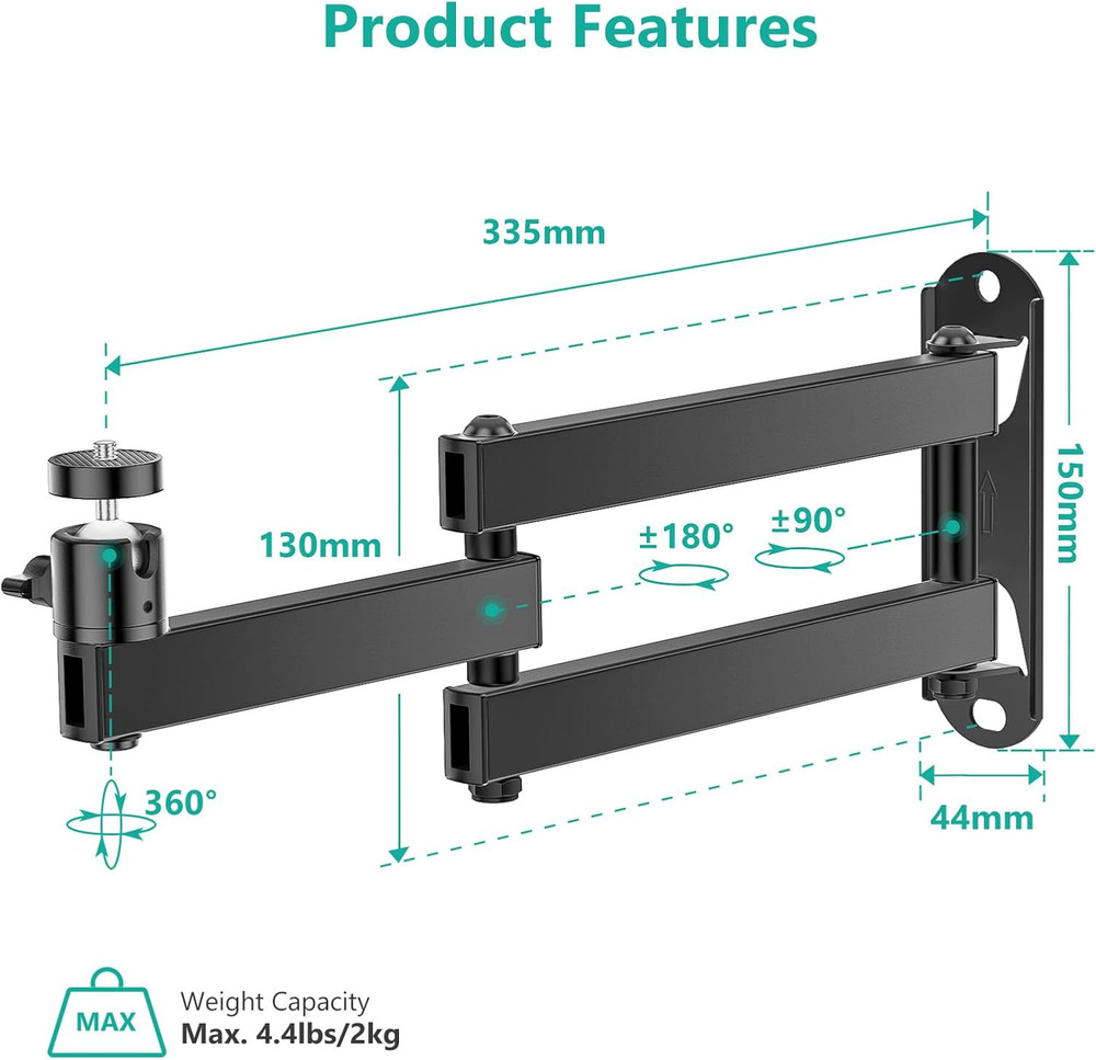 Bundle: Projector Mount with Projector Screen Mount （PSM00B+1330LMPM）