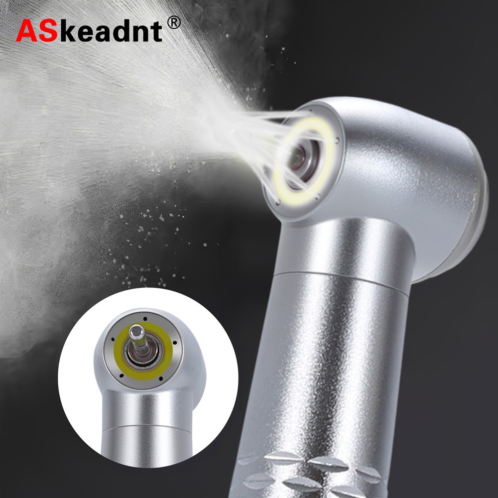 Fiber Optic LED E-generator Shadowless Ring Handpiece Ceramic Bearing 2Holes USA