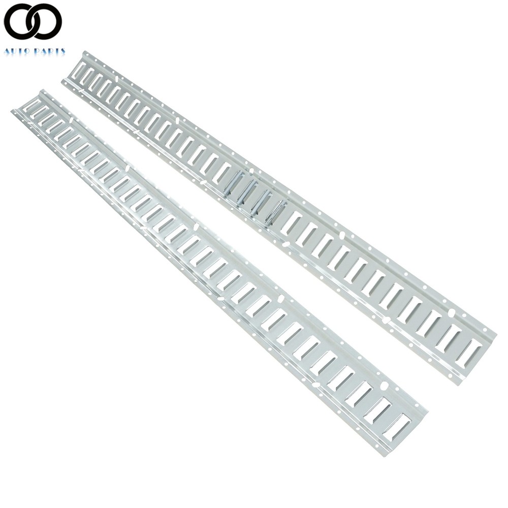 For Vans Trailers Cargo Trailer 12 Pack 5' E Track Tie Down Rail Kit Galvanized