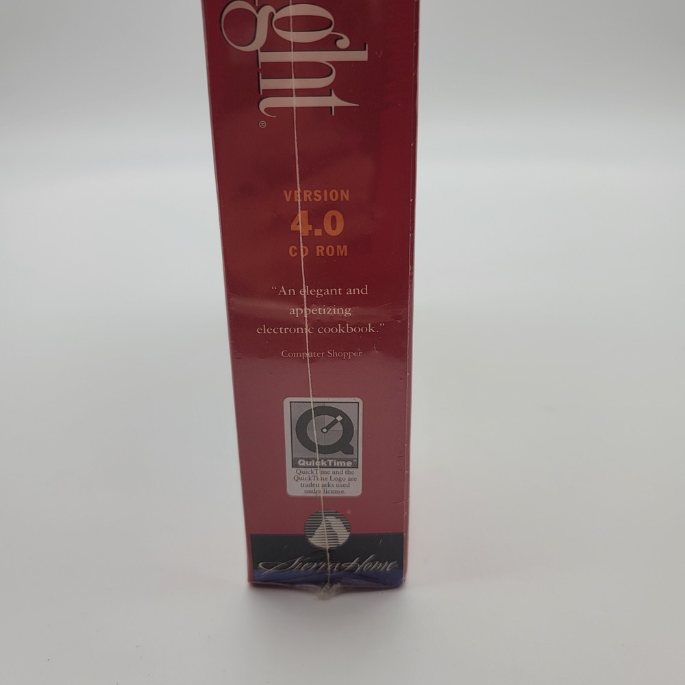 MasterCook Cooking Light Version 4.0 CD Rom for Windows and Mac Sealed