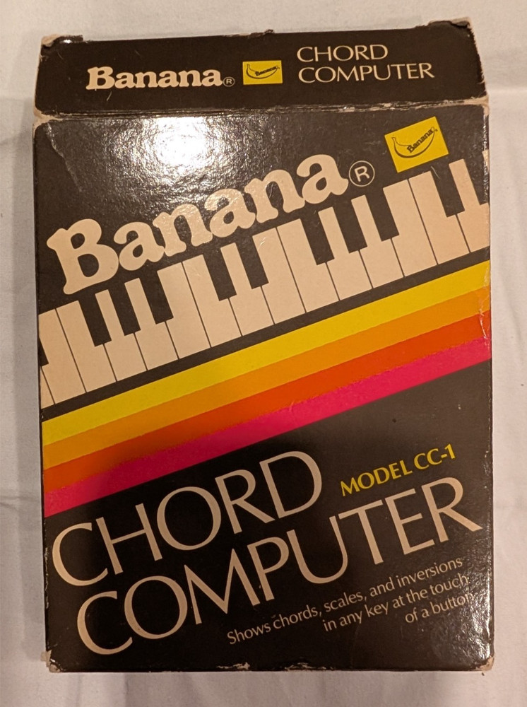 Banana Chord Computer Model CC-1 in Box TESTED UK
