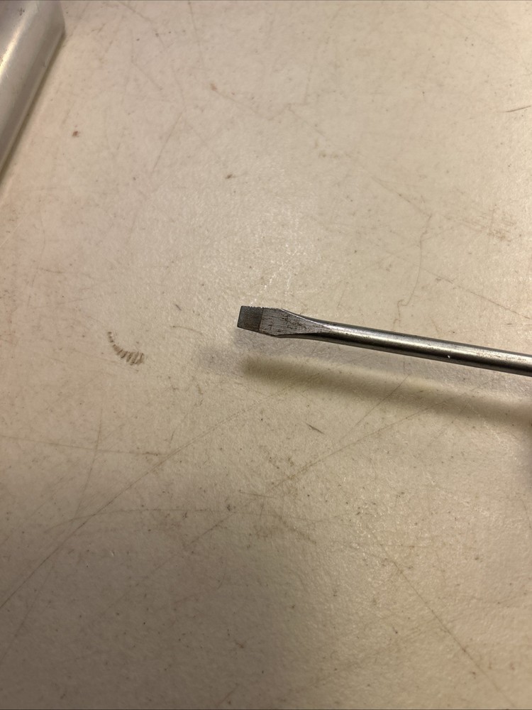 Matco Tools - Flat Tip Screwdriver, Orange/Black Handle Screwdriver