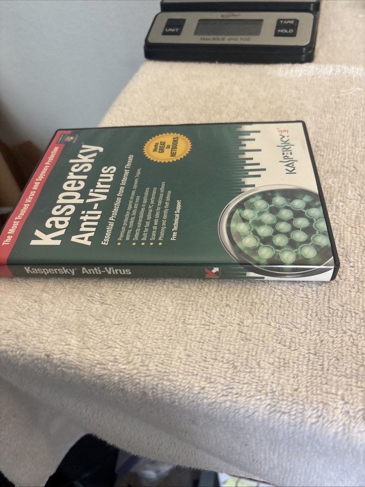 Kasperslab Anti-Virus Software PC Protection Netbook Compatible