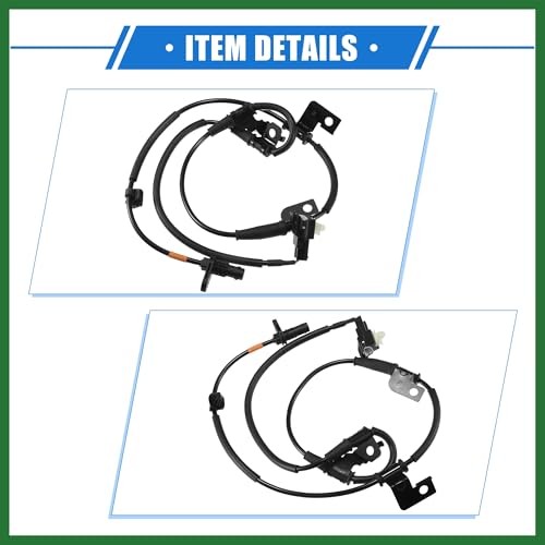 ABS Wheel Speed Sensor Compatible for Kia Optima 2012-2016 2.0L 2.4L, Custom