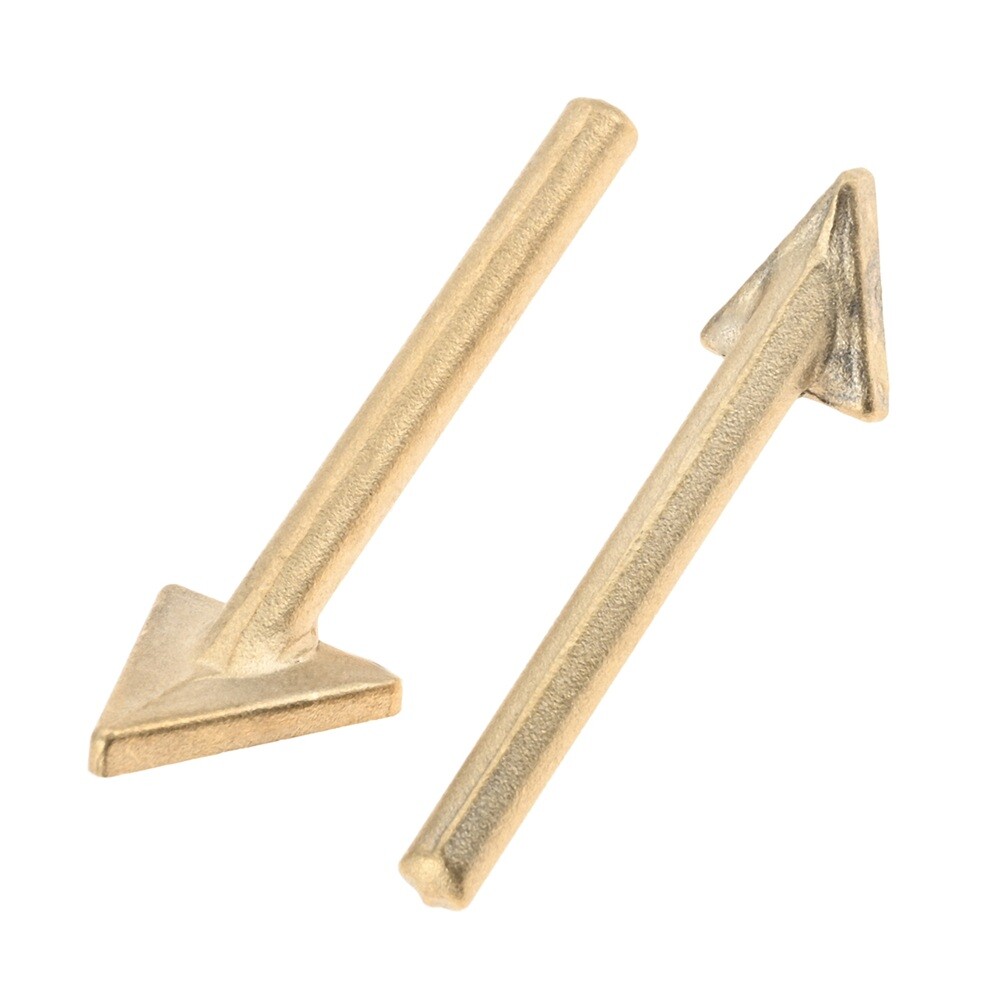 2pcs Triangle Iron Head(Large/Small) Brass Multi-functional Welding Repair Kit