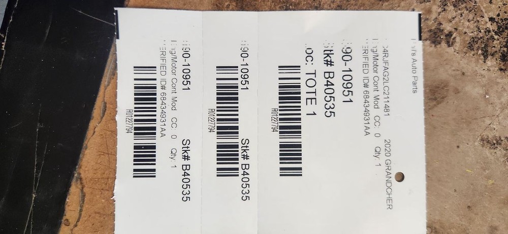 Engine ECM Electronic Control Module 3.6L Fits 20-23 DURANGO 1227794