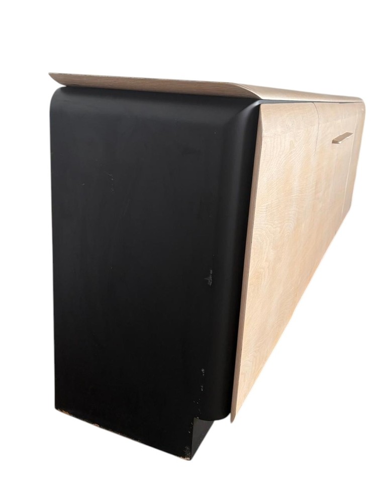 Contemporary Bleached Oak Credenza