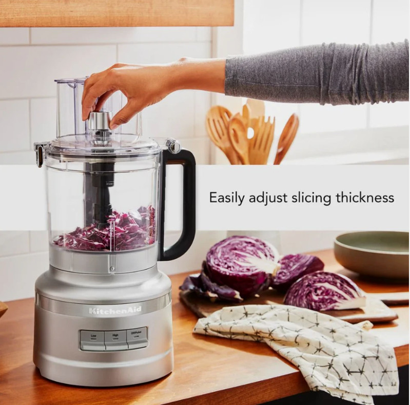KitchenAid 13-Cup Food Processor with Dicing Kit - Contour Silver