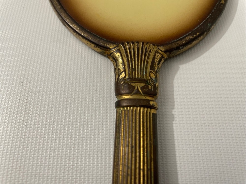 Antique Handheld Vanity Mirror