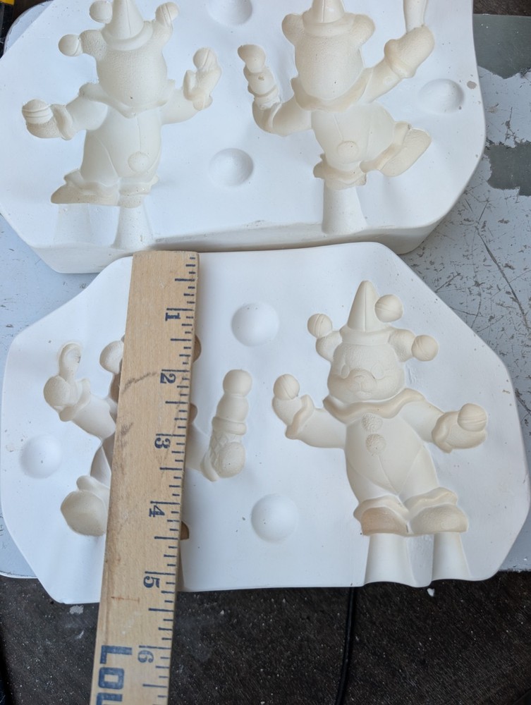 Clown Bear Vintage Slip Casting Ceramic Mold