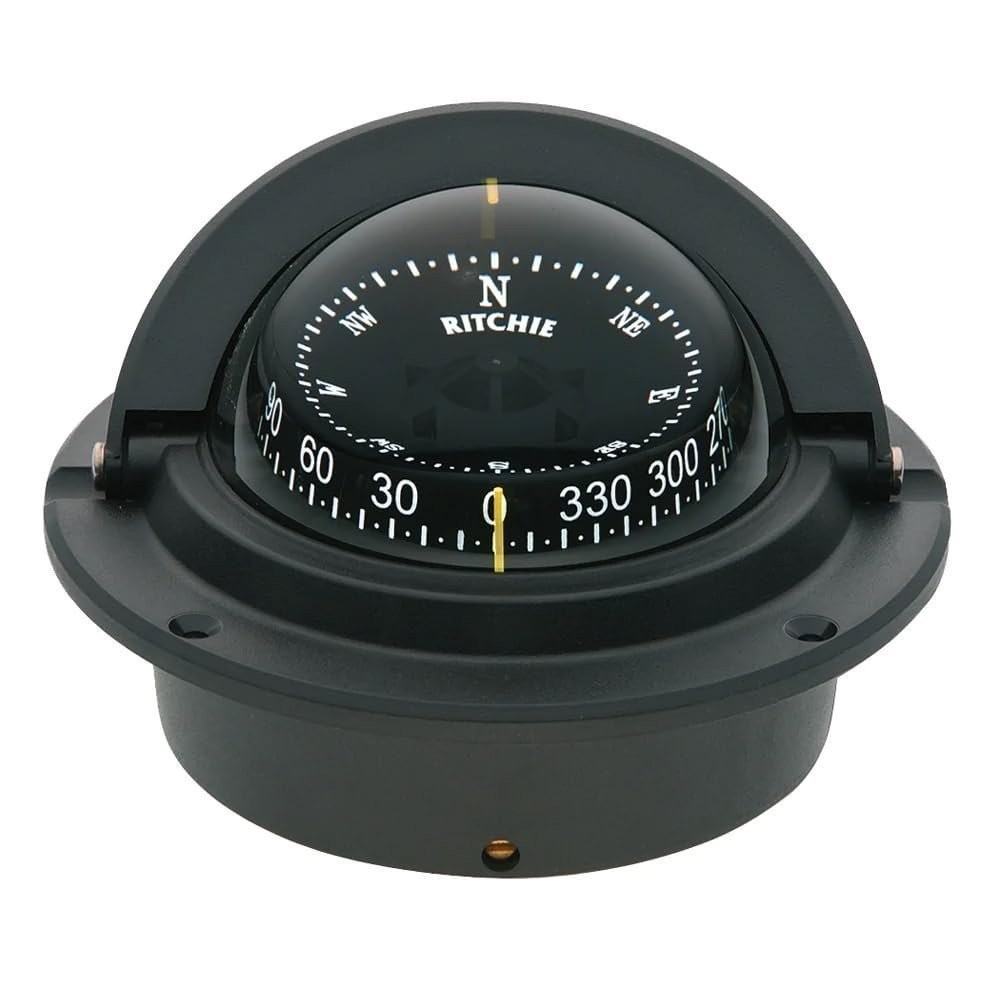 Ritchie Compass, Flush Mount, 3" Combi, Black