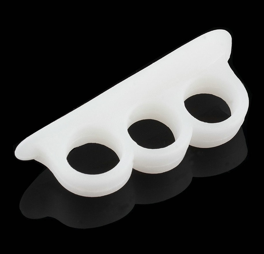 Combo Pack - 2 Soft Silicone Gel Claw Hammer and 2 Single Toe Loop Correctors