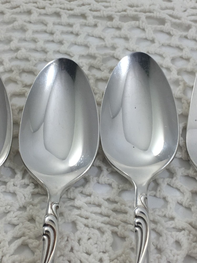 Oneida Silver Skyward Silverplate 3-pc Teaspoons & 1 Salad Fork Flatware