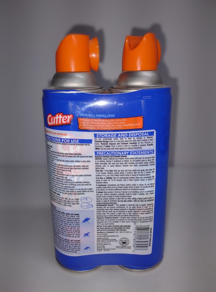 Cutter Value 2-Pack Backyard Bug Control Outdoor Fogger (2-16 oz Cans)