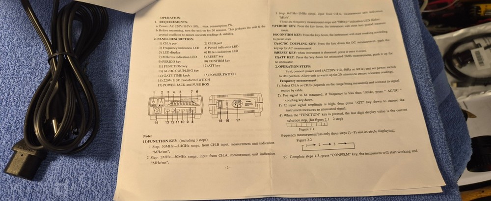 Victor VC3165 High Reolution Frequency Connter