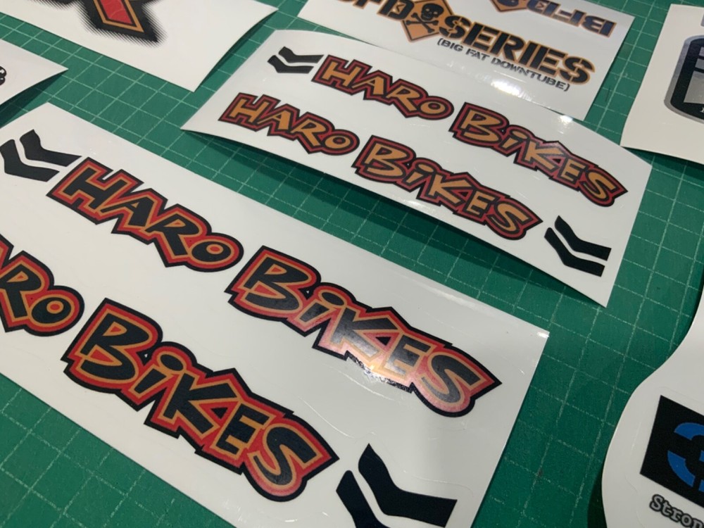 Haro basher bmx sticker decals