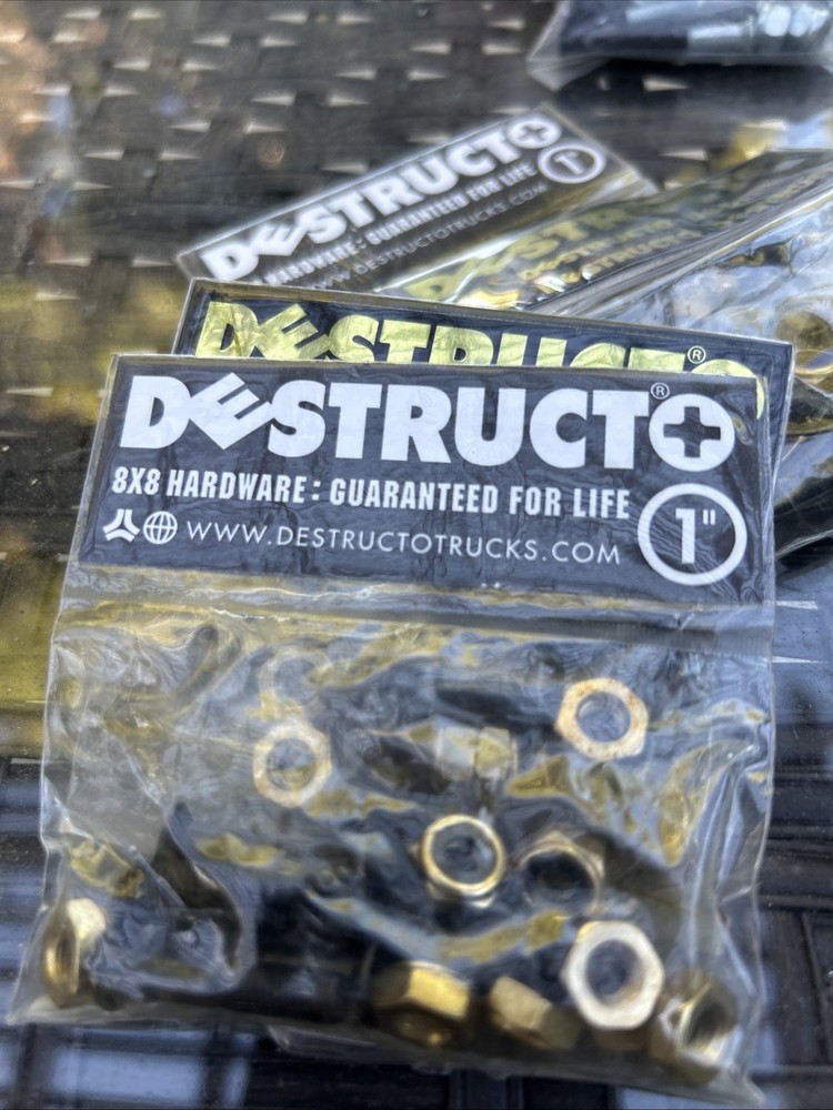 Destructo 1” Phillips Skateboard Hardware.