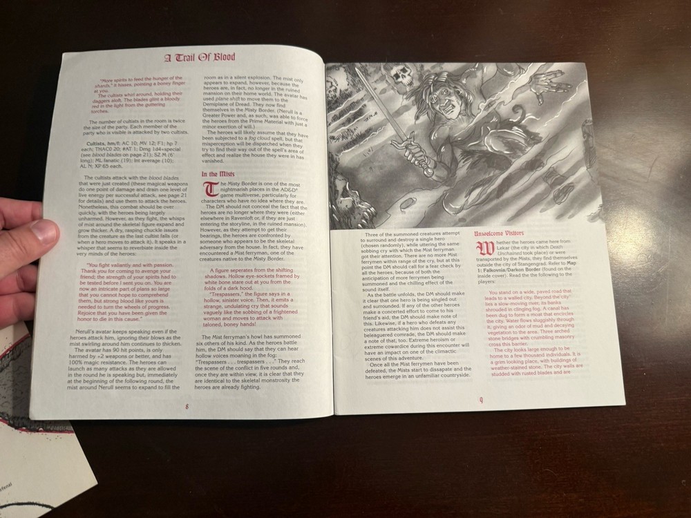 AD&D TSR Ravenloft “Death Ascendant”