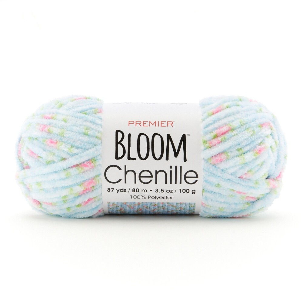 Premier Bloom Chenille Yarn-Larkspur - 3 Pack